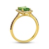 Thumbnail Image 2 of Le Vian Creme Brulee Peridot Ring 3/8 ct tw Diamonds 14K Honey Gold