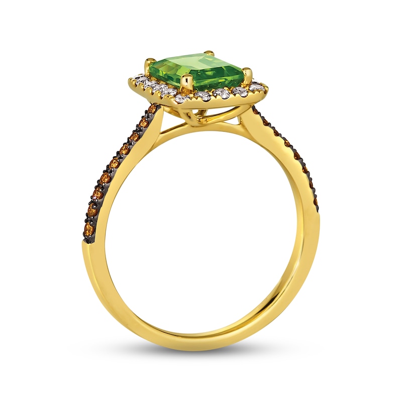 Le Vian Creme Brulee Peridot Ring 3/8 ct tw Diamonds 14K Honey Gold | Kay