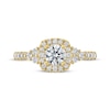 Thumbnail Image 2 of THE LEO Ideal Cut Round-Cut Diamond Engagement Ring 3/4 ct tw 14K Yellow Gold