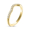 Thumbnail Image 2 of THE LEO Ideal Cut Round-Cut Diamond Wedding Band 1/6 ct tw 14K Yellow Gold