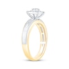 Thumbnail Image 2 of Now + Forever Round-Cut Diamond Halo Engagement Ring 1/3 ct tw 10K Two-Tone Gold