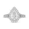 Thumbnail Image 3 of Neil Lane Artistry Pear-Shaped Lab-Grown Diamond Engagement Ring 3 ct tw 14K White Gold