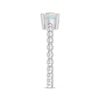 Thumbnail Image 2 of Lab-Created Opal Round Beaded Ring Sterling Silver