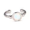 Thumbnail Image 1 of Lab-Created Opal Ear Cuff Sterling Silver