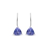 Thumbnail Image 2 of Tanzanite Drop Earrings Sterling Silver