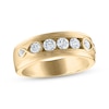Thumbnail Image 0 of Every Moment Men's Diamond Wedding Band 1 ct tw 14K Yellow Gold