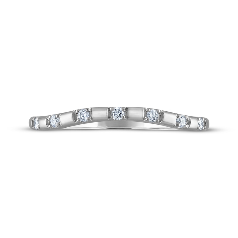 Main Image 3 of Now + Forever Diamond Wedding Band 1/15 ct tw 14K White Gold