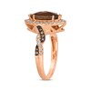 Thumbnail Image 2 of Le Vian Chocolate Twist Quartz Ring 1/2 ct tw Diamonds 14K Strawberry Gold