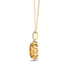 Thumbnail Image 2 of Le Vian Citrine Necklace 3/8 ct tw Diamonds 14K Honey Gold 19”