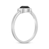Thumbnail Image 2 of Hexagon-Cut Black Onyx Ring Sterling Silver