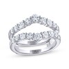 Thumbnail Image 1 of THE LEO Legacy Lab-Grown Diamond Round-Cut Enhancer Ring 1-1/2 ct tw 14K White Gold