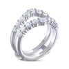 Thumbnail Image 1 of THE LEO Legacy Lab-Created Diamond Round-Cut Enhancer Ring 1-1/2 ct tw 14K White Gold