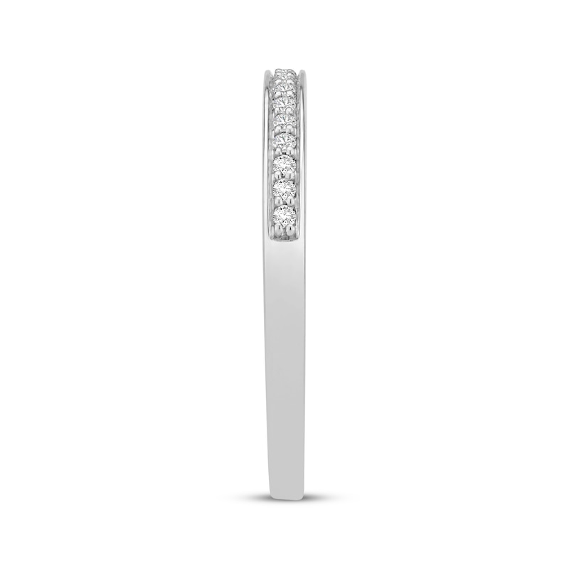 Main Image 9 of Now + Forever Diamond Wedding Band 1/6 ct tw 10K White Gold