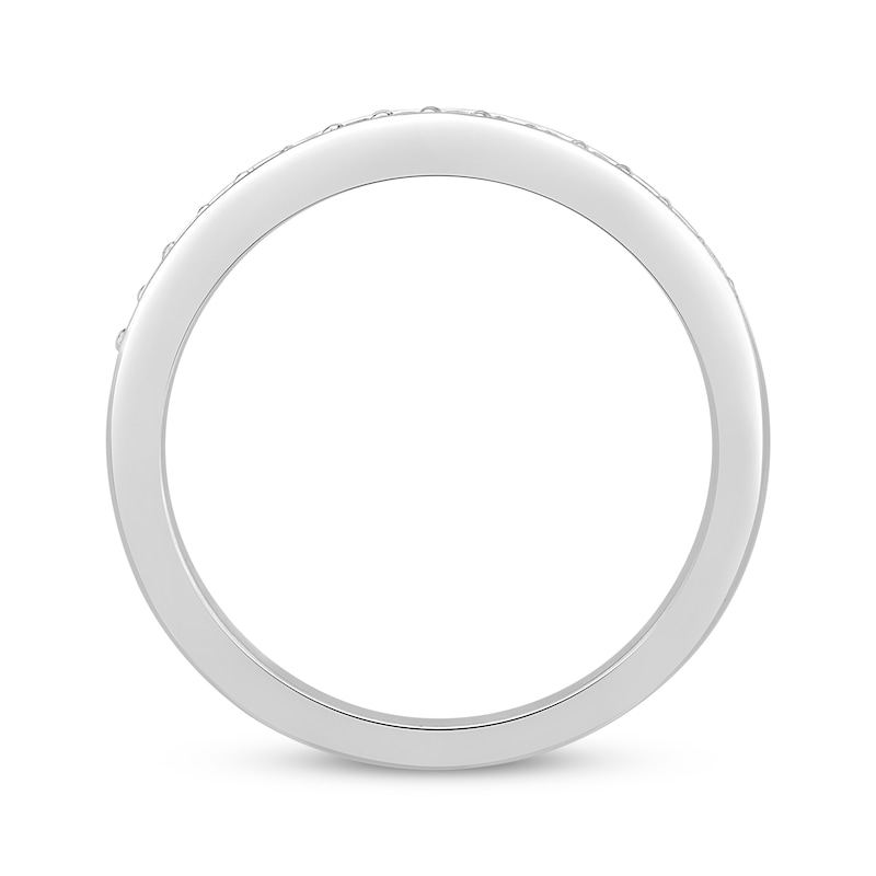 Main Image 10 of Now + Forever Diamond Wedding Band 1/6 ct tw 10K White Gold