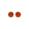 Thumbnail Image 2 of Round-Cut Mexican Fire Opal Solitaire Stud Earrings 10K Yellow Gold
