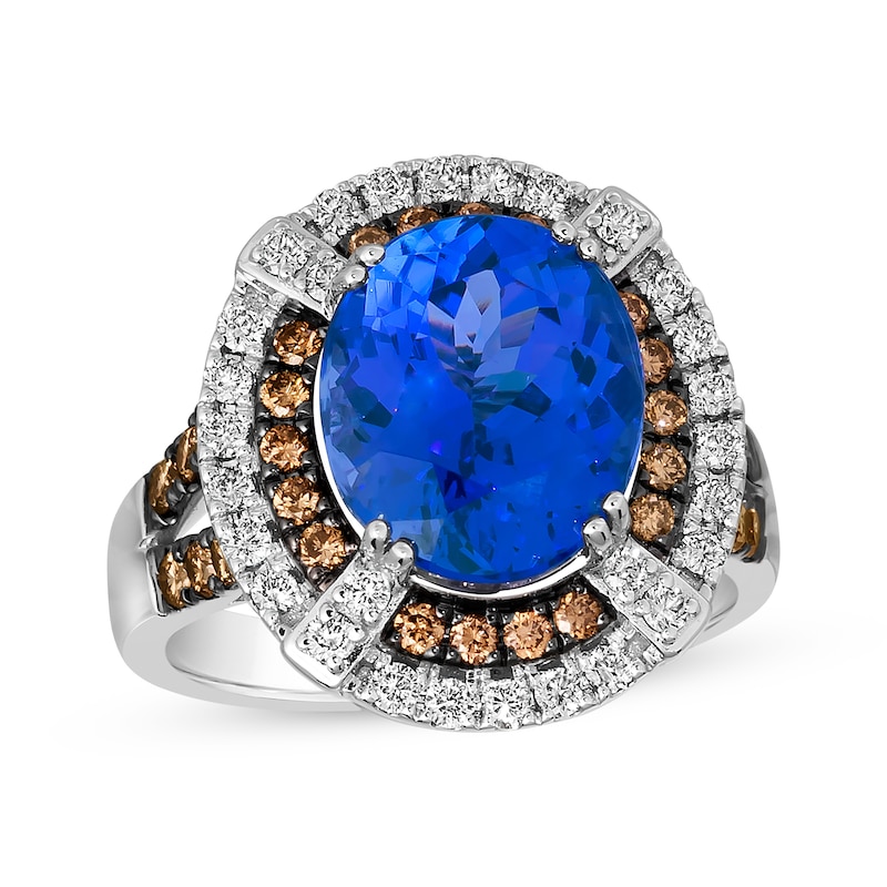 Main Image 1 of Le Vian Tanzanite Ring 1 ct tw Diamonds 14K Vanilla Gold