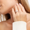 Thumbnail Image 5 of Now + Forever Oval-Cut Diamond Three-Stone Engagement Ring 1 ct tw 14K White Gold