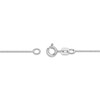 Thumbnail Image 3 of Cushion-Cut Lab-Created Opal & White Lab-Created Sapphire Arabesque Necklace Sterling Silver 18&quot;