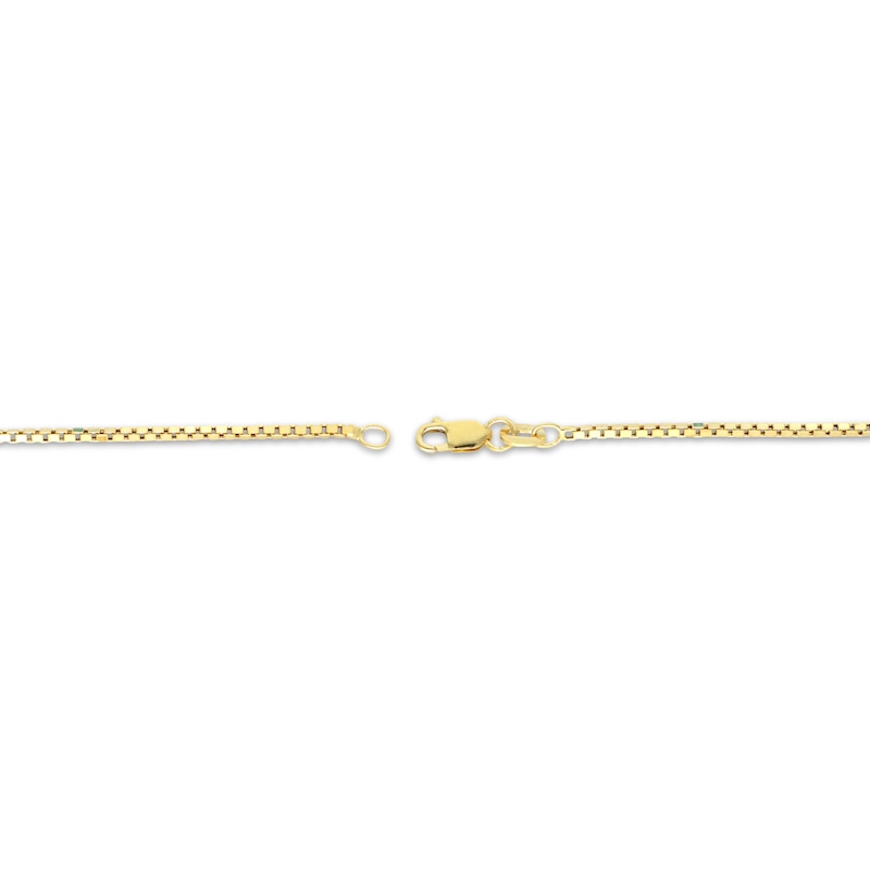 Main Image 3 of Box Chain Necklace 1.5mm Hollow 14K Yellow Gold 16&quot;