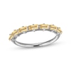 Thumbnail Image 1 of Baguette-Cut Citrine Stackable Ring Sterling Silver