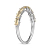 Thumbnail Image 2 of Baguette-Cut Citrine Stackable Ring Sterling Silver