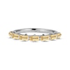 Thumbnail Image 3 of Baguette-Cut Citrine Stackable Ring Sterling Silver