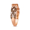 Thumbnail Image 1 of Le Vian Venetian Mosaic Morganite Ring 5/8 ct tw Diamonds 14K Strawberry Gold