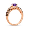 Thumbnail Image 2 of Le Vian Amethyst Ring 3/4 ct tw Diamonds 14K Strawberry Gold