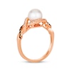 Thumbnail Image 2 of Le Vian Cultured Pearl Ring 1/4 ct tw Diamonds 14K Strawberry Gold
