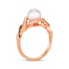 Thumbnail Image 3 of Le Vian Cultured Pearl Ring 1/4 ct tw Diamonds 14K Strawberry Gold