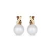 Thumbnail Image 2 of Le Vian Cultured Pearl Earrings 1/8 ct tw Diamonds 14K Honey Gold
