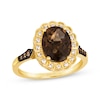 Thumbnail Image 0 of Le Vian Chocolate Quartz Ring 1/6 ct tw Diamonds 14K Honey Gold