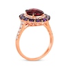Thumbnail Image 2 of Le Vian Venetian Color on Color Rhodolite Garnet & Amethyst Ring 1/2 ct tw Diamonds 14K Strawberry Gold