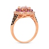 Thumbnail Image 2 of Le Vian Venetian Color on Color Morganite & Pink Sapphire Ring 1/2 ct tw Diamonds 14K Strawberry Gold