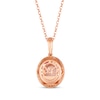 Thumbnail Image 3 of Le Vian Venetian Color on Color Morganite & Pink Sapphire Necklace 1/3 ct tw Diamonds 14K Strawberry Gold 19&quot;