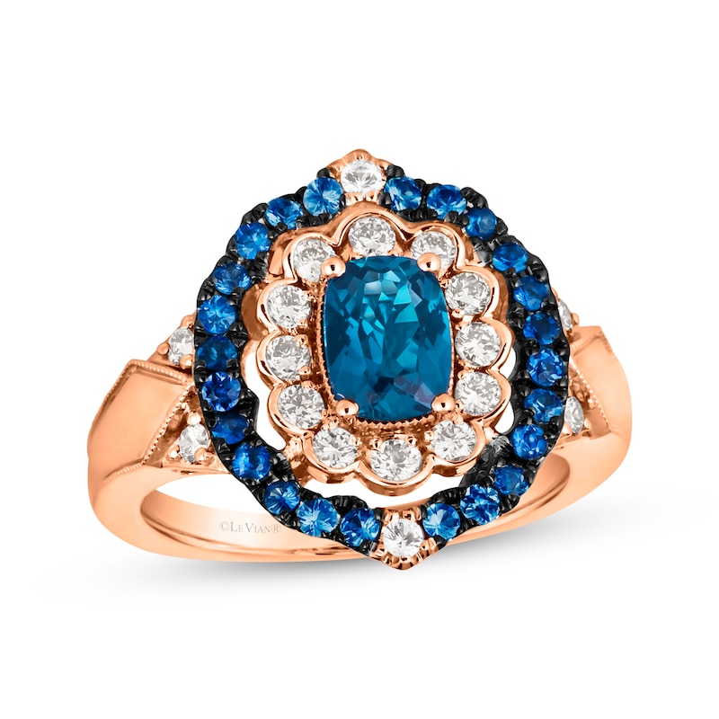 Main Image 1 of Le Vian Venetian Color on Color Ombre Ring 3/8 ct tw Diamonds 14K Strawberry Gold