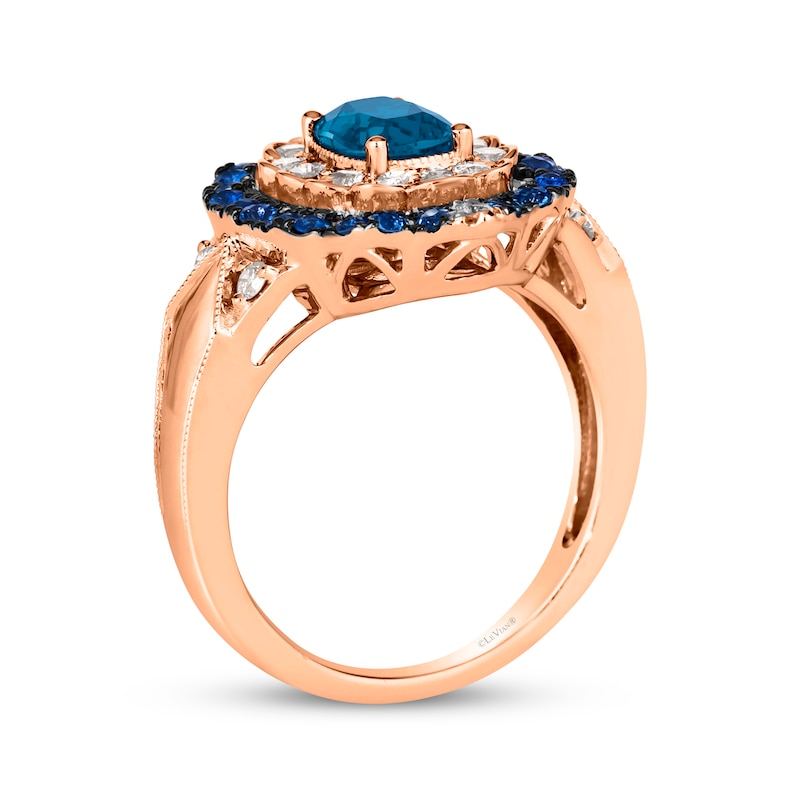 Main Image 3 of Le Vian Venetian Color on Color Ombre Ring 3/8 ct tw Diamonds 14K Strawberry Gold