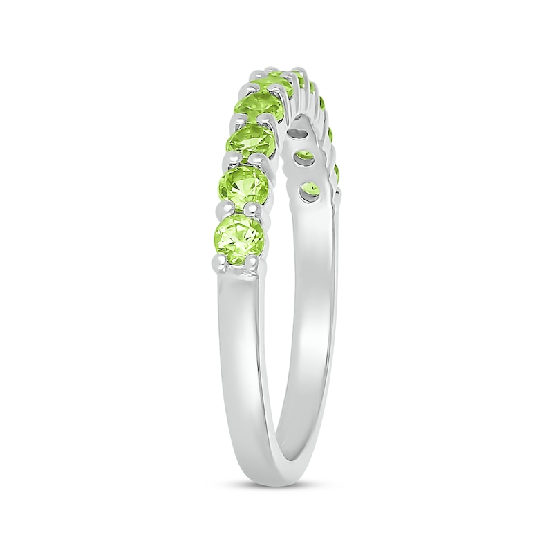 Main Image 2 of Peridot Stackable Ring Sterling Silver