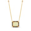 Thumbnail Image 1 of Le Vian Opal Necklace 1/4 ct tw Diamonds 14K Honey Gold 19&quot;