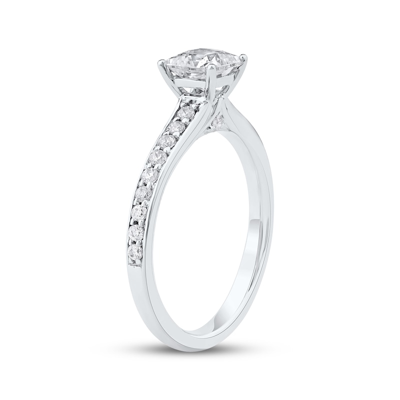 Main Image 2 of Now + Forever Princess-Cut Diamond Engagement Ring 3/4 ct tw 14K White Gold
