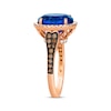 Thumbnail Image 2 of Le Vian Oval-Cut Tanzanite Ring 3/4 ct tw Diamonds 14K Strawberry Gold Size 7