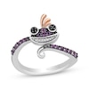 Thumbnail Image 1 of Disney Treasures Monsters, Inc. &quot;Randall&quot; Amethyst & Diamond Accent Ring Sterling Silver & 10K Rose Gold
