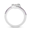 Thumbnail Image 3 of Disney Treasures Monsters, Inc. &quot;Randall&quot; Amethyst & Diamond Accent Ring Sterling Silver & 10K Rose Gold