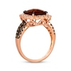 Thumbnail Image 3 of Le Vian Vault Garnet Ring 5/8 ct Diamonds 14K Strawberry Gold Size 7