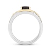 Thumbnail Image 3 of Disney Treasures The Lion King Oval-Cut Smoky Quartz & Diamond Ring 1/10 ct tw 10K Two-Tone Gold