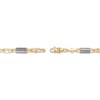 Thumbnail Image 3 of Spring & Mariner Link Bracelet Solid 10K Two-Tone Gold 8.5&quot;
