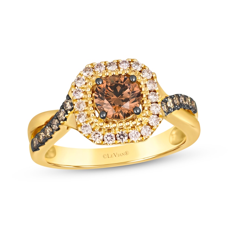 Main Image 1 of Le Vian Diamond Ring 1 ct tw 14K Honey Gold