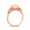 Thumbnail Image 3 of Le Vian Garden Party Collection Opal & Pink Sapphire Butterflies Ring 1/15 ct tw Diamonds 14K Strawberry Gold