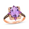 Thumbnail Image 0 of Le Vian Venetian Color on Color Amethyst & Pink Sapphire Ring 1/2 ct tw Diamonds 14K Strawberry Gold