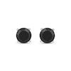 Thumbnail Image 2 of Black Onyx Solitaire Stud Earrings Sterling Silver